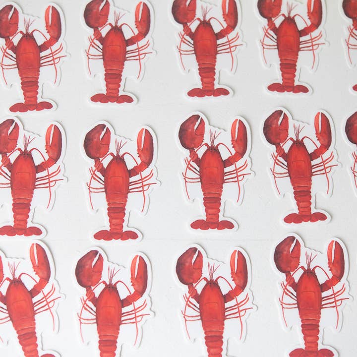 Finding Silver Pennies - Wholesale Sticker - Lobster Sticker2