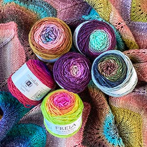 Freia Fine Handpaint Yarns - Vendita all'ingrosso Lana - Confezione Minikin da 40 pezzi.2