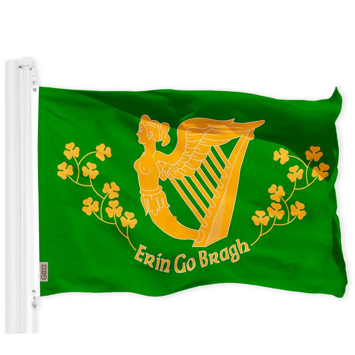 Irlande Erin Go Bragh Drapeau 3x5 FT Polyester Imprimé Extérieur pour la vente par G128