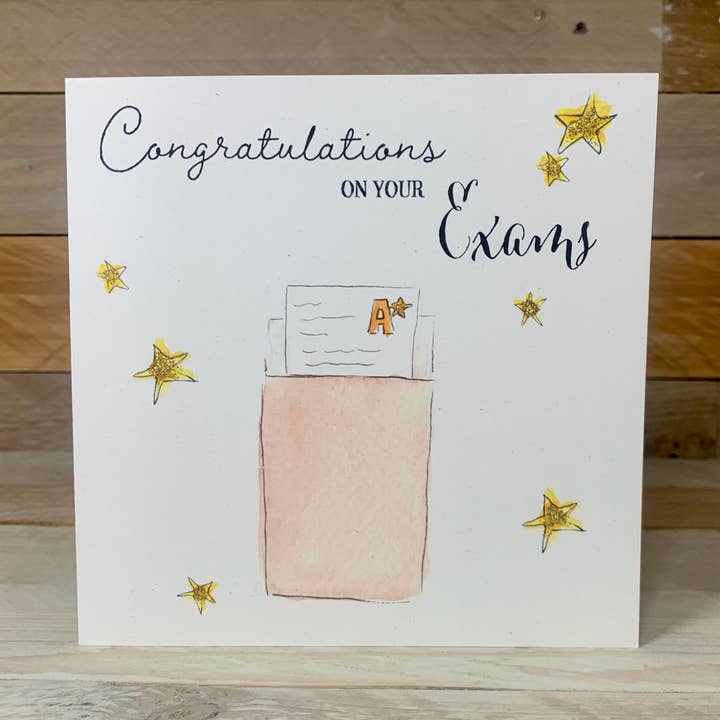 Exam Congratulations Card for wholesale by Arty Bee Designs