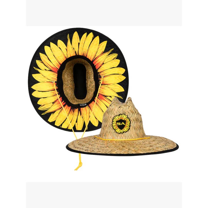 Soul of Adventure - Vendita all'ingrosso Cappello di paglia - Unisex - Cappello di Paglia Classico / Cappello da Bagnino – Ampia Tesa UPF 50+1