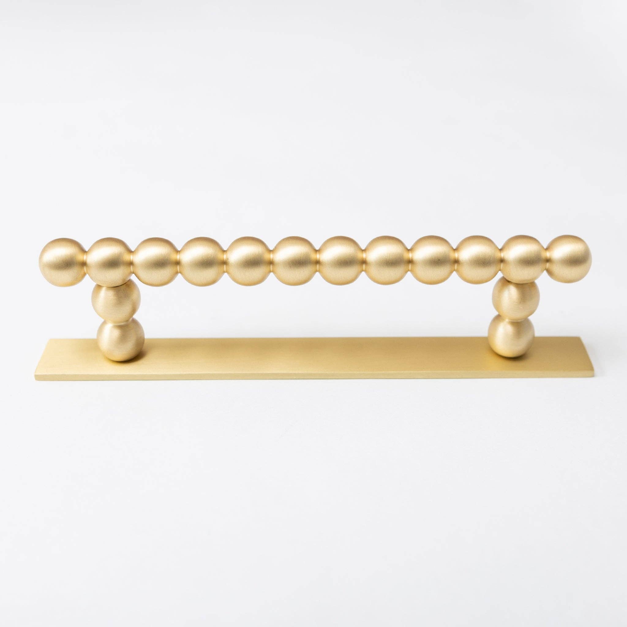 Brass bee – wholesale Knob/pull – Solid Brass Beaded Cabinet Pull Handles & Knobs - Satin Brass Finish38