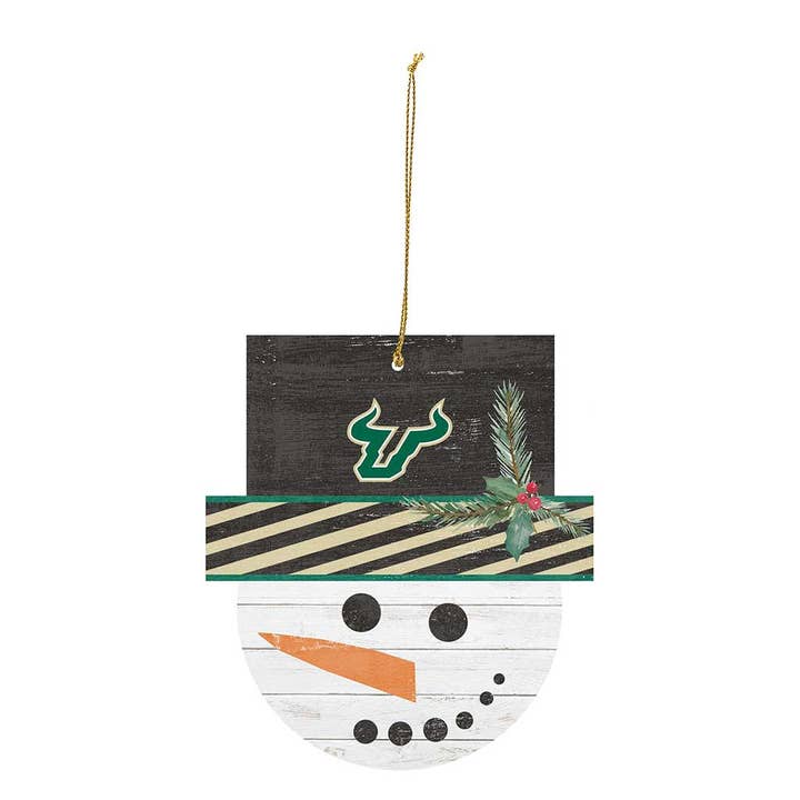 Snowman Ornament South Florida Bulls for wholesale by KH Sports Fan