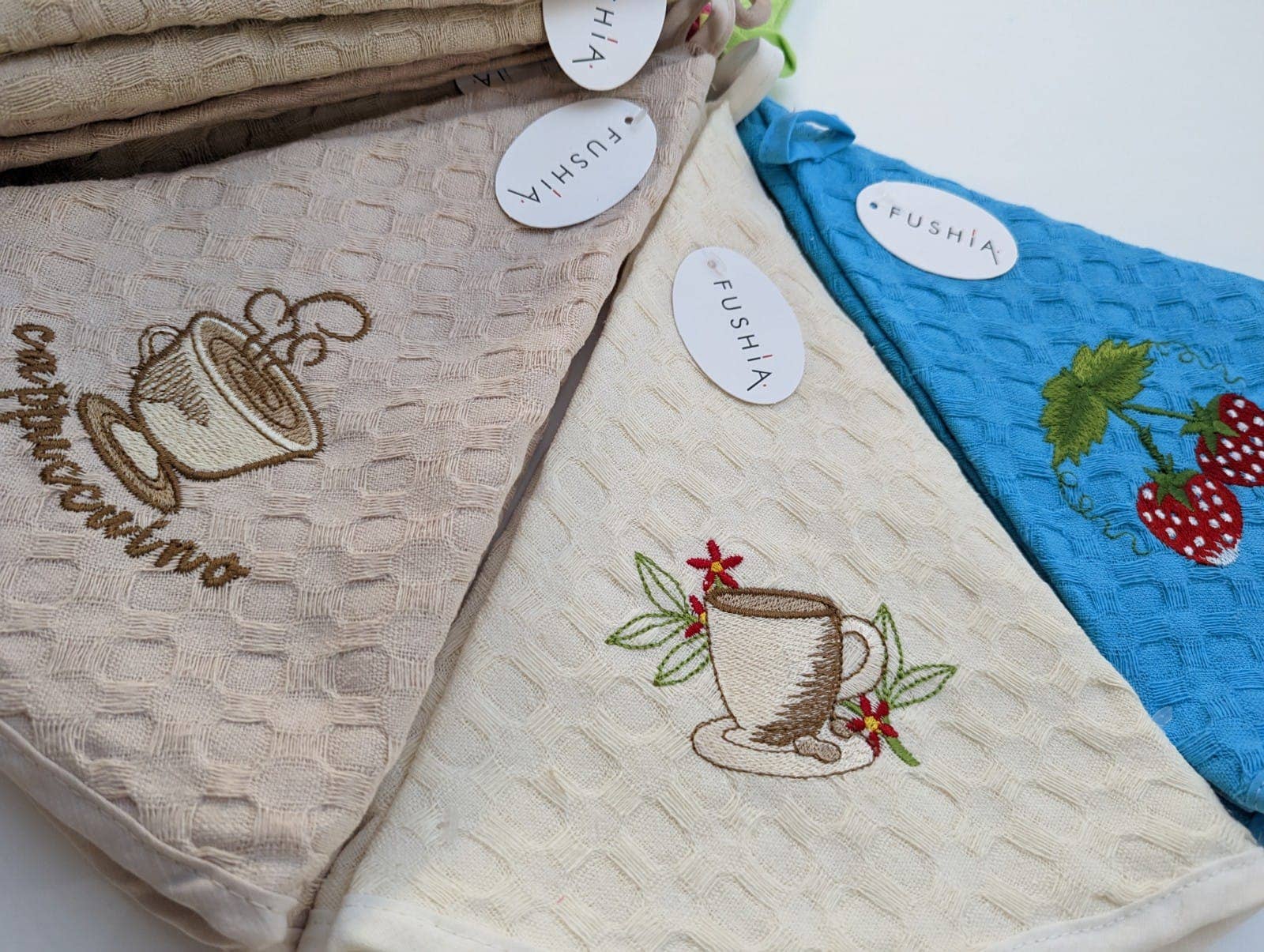 Majordome Paris - Vente Torchons - Torchon rond de cuisine en coton doux2