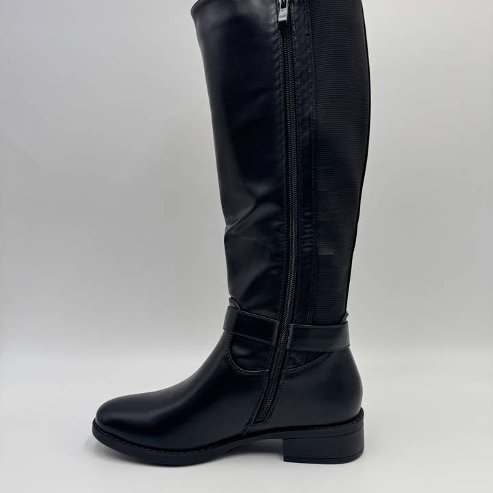 Rentoes - Wholesale Boots - Women's - Women’s Knee High Riding Boots with Side Zipper1