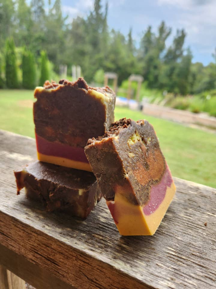 Harvest Hoedown Goat Milk Soap for wholesale by Muscadine Creek Creamery L.L.C