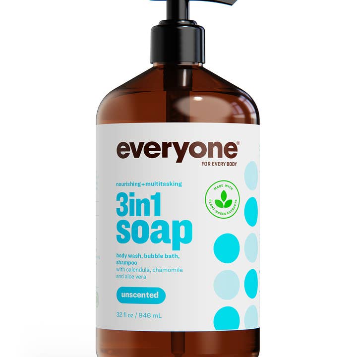 EO + Everyone - Wholesale 2-in-1 Shampoo & Body Wash - Baby - Unscented 3in1 Soap