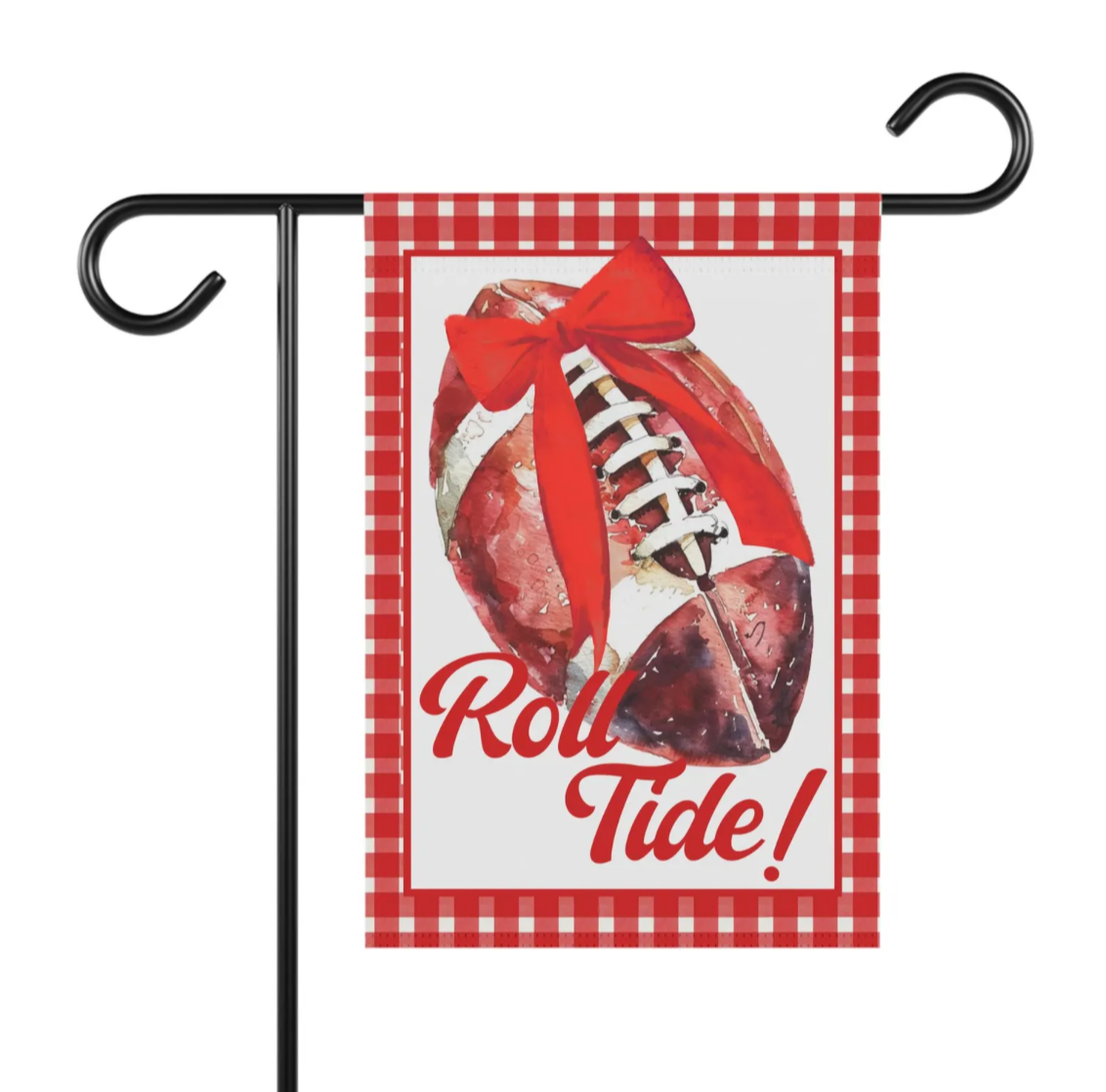 Design Carolinas - Wholesale Flag - "Roll Tide" Red Alabama Football Garden Flag0
