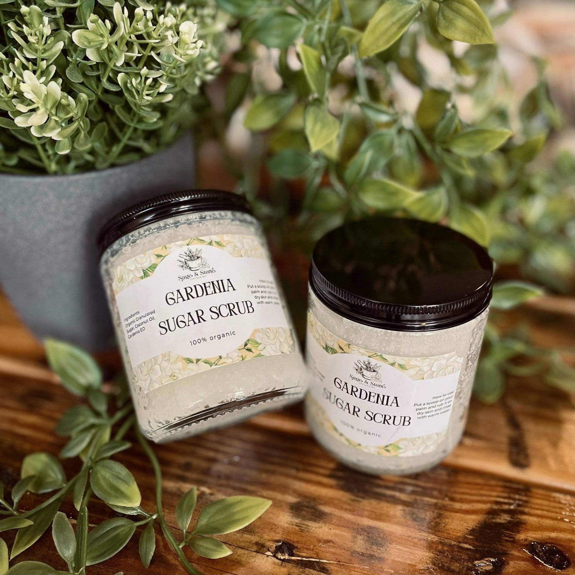  oz Gardenia Sugar Scrub for wholesale on Faire1