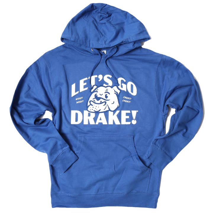 Sweat à capuche « Allez Bulldogs de Drake » pour la vente par Bozz Prints