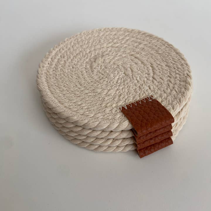 KnotEM Macrame - Wholesale Coasters - Rope Coaster // Handmade Coaster2