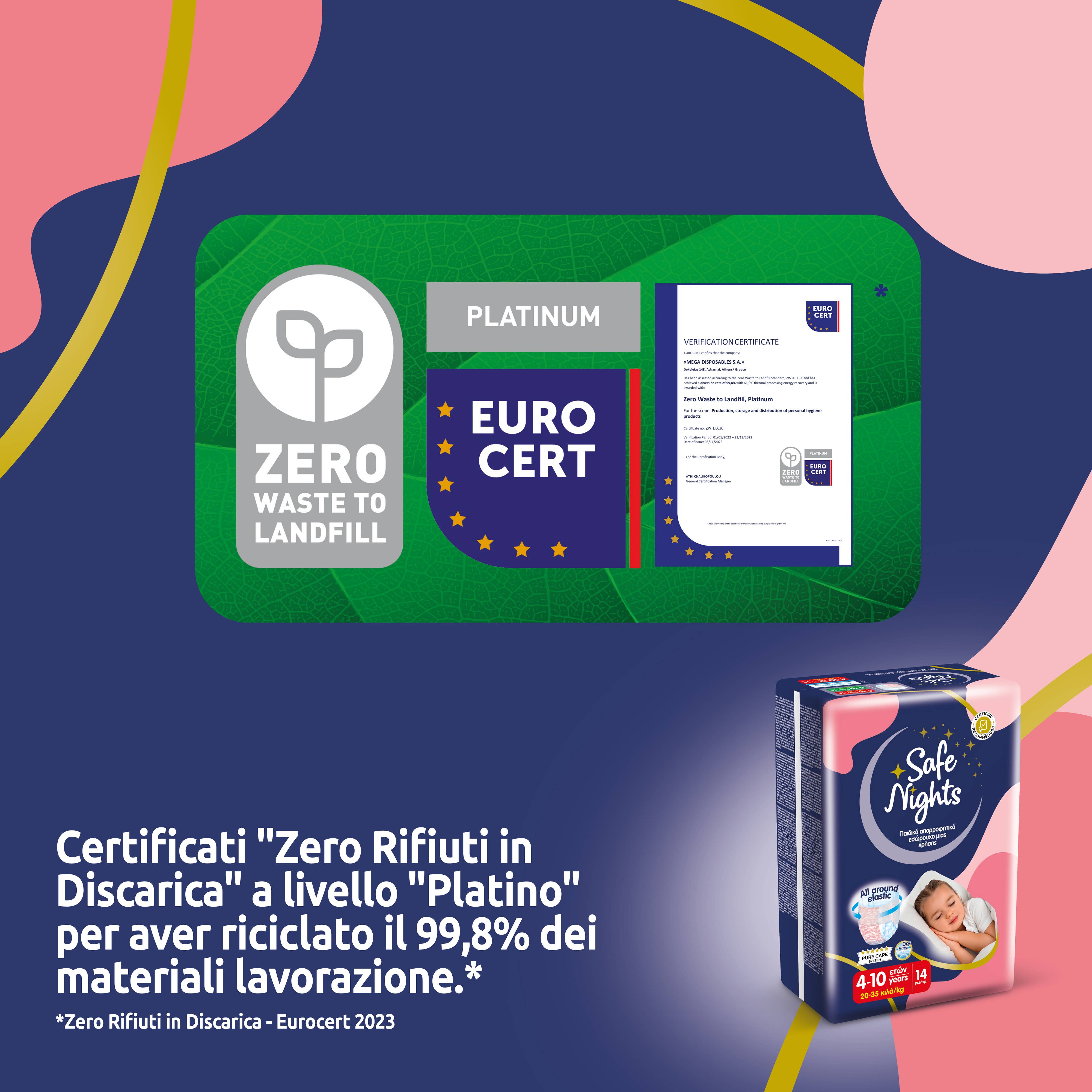 Babylino - Wholesale Diaper (Non-Cloth) - Baby - Babylino Safe Nights Night, Girl 4-10 years, 14 Units12