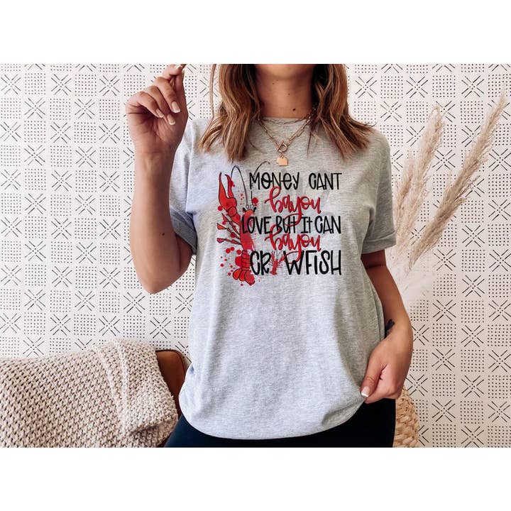 Vibrant Bayou Screen Printed Women's Tee for wholesale by Rockin’ 5A Apparel