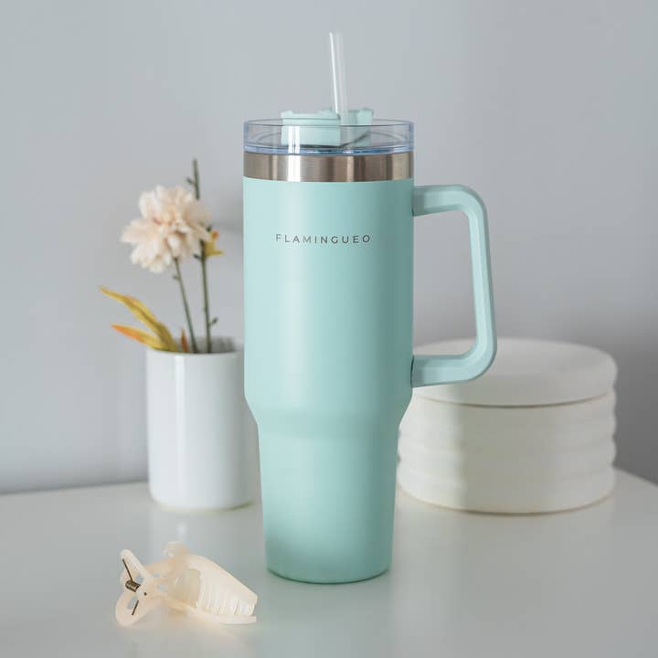 Flamingueo - Wholesale Insulated Mug/Tumbler - Aquamarine thermos bottle stainless steel 2