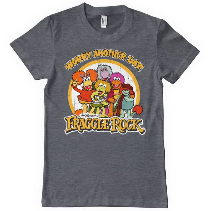 Hybris Production AB - Wholesale Screen Printed T-Shirt - Unisex - Fraggle Rock - Worry Another Day T-Shirt4