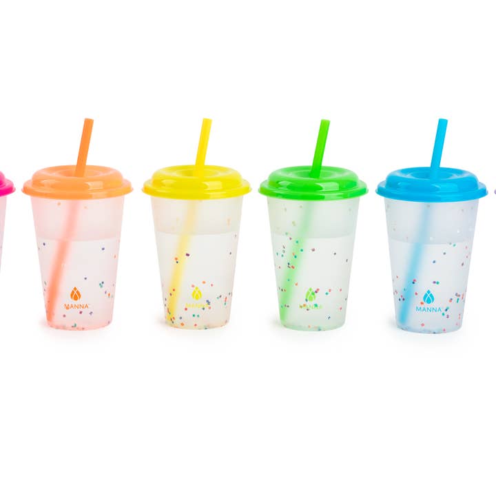Core Home - Wholesale Drinking Glass/Cup - 6 pack 12oz Color Changing Confetti Tumbler0