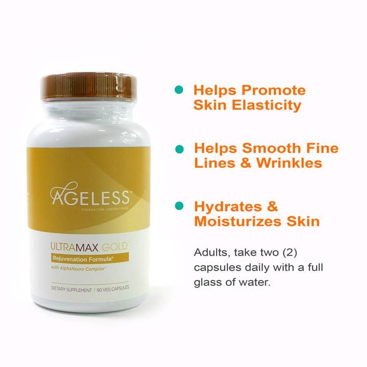 Ageless Foundation - Wholesale Oral Supplement/Vitamin - UltraMAX Gold™ Capsules2