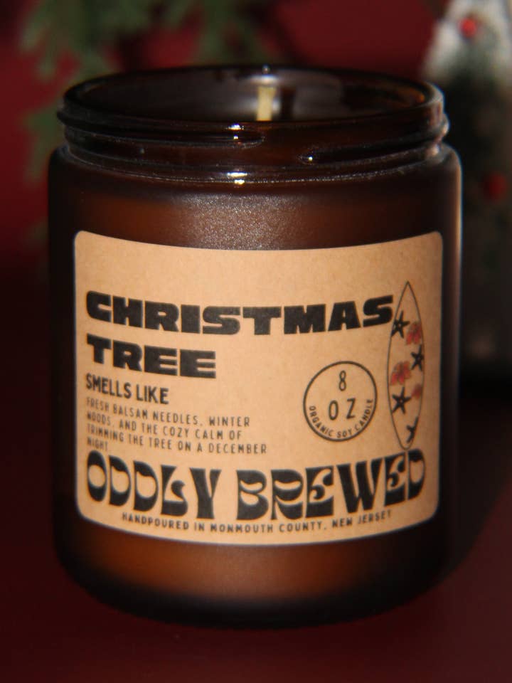 Fresh Balsam Soy Candle for wholesale by Oddly Brewed