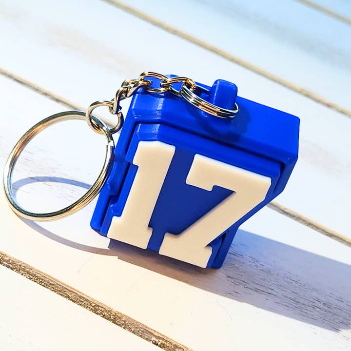 #17 Lucky Buffalo Fidget Clicker Keychain for wholesale by ModoWorks