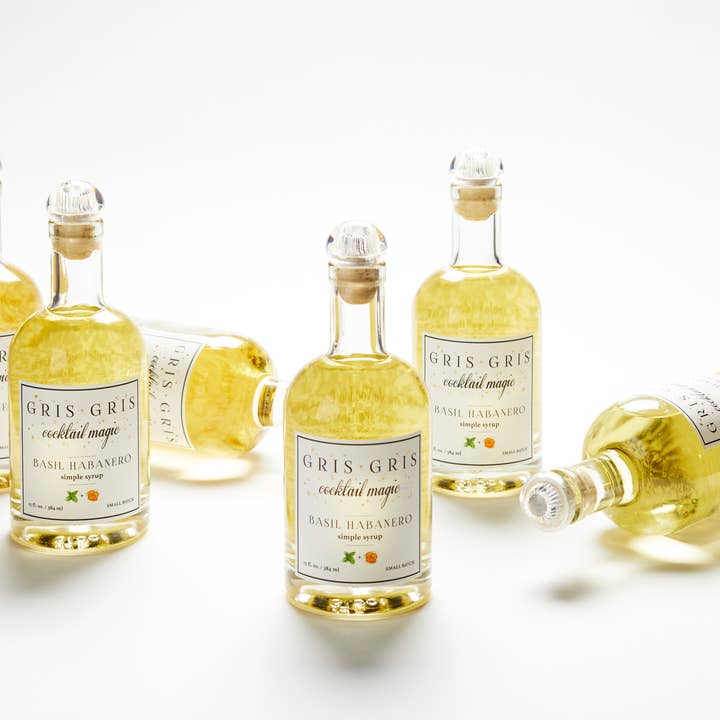 Gris Gris Cocktail Magic – wholesale Cocktail mix/syrup – Basil Habanero Simple Syrup1