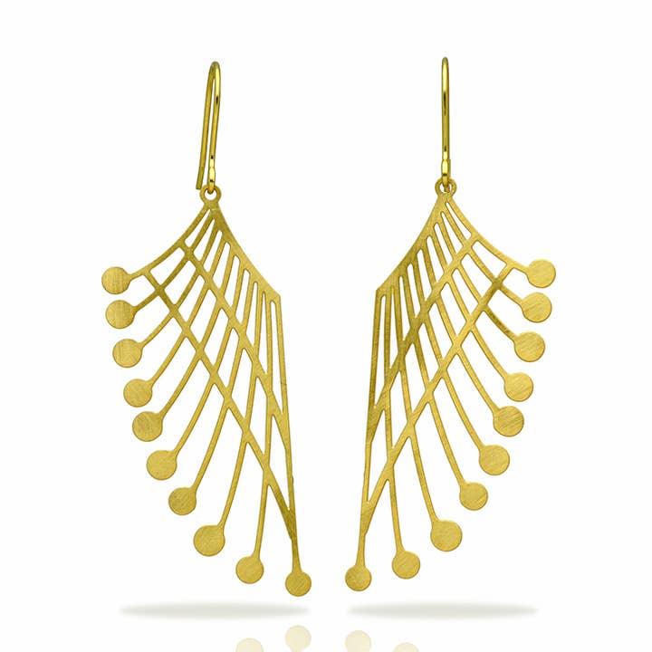 RAS - Wholesale Dangle Earrings - Nou Deco Gold Plated Small Earring0