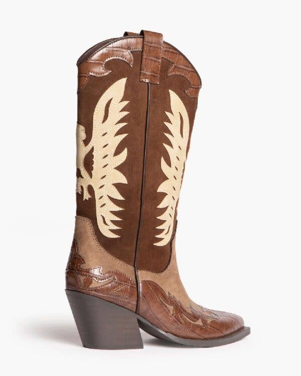 SWEET MAGIC MODA Y COMPLEMENTOS - Vente Bottes – femme - Bottes style cowboy en similicuir5