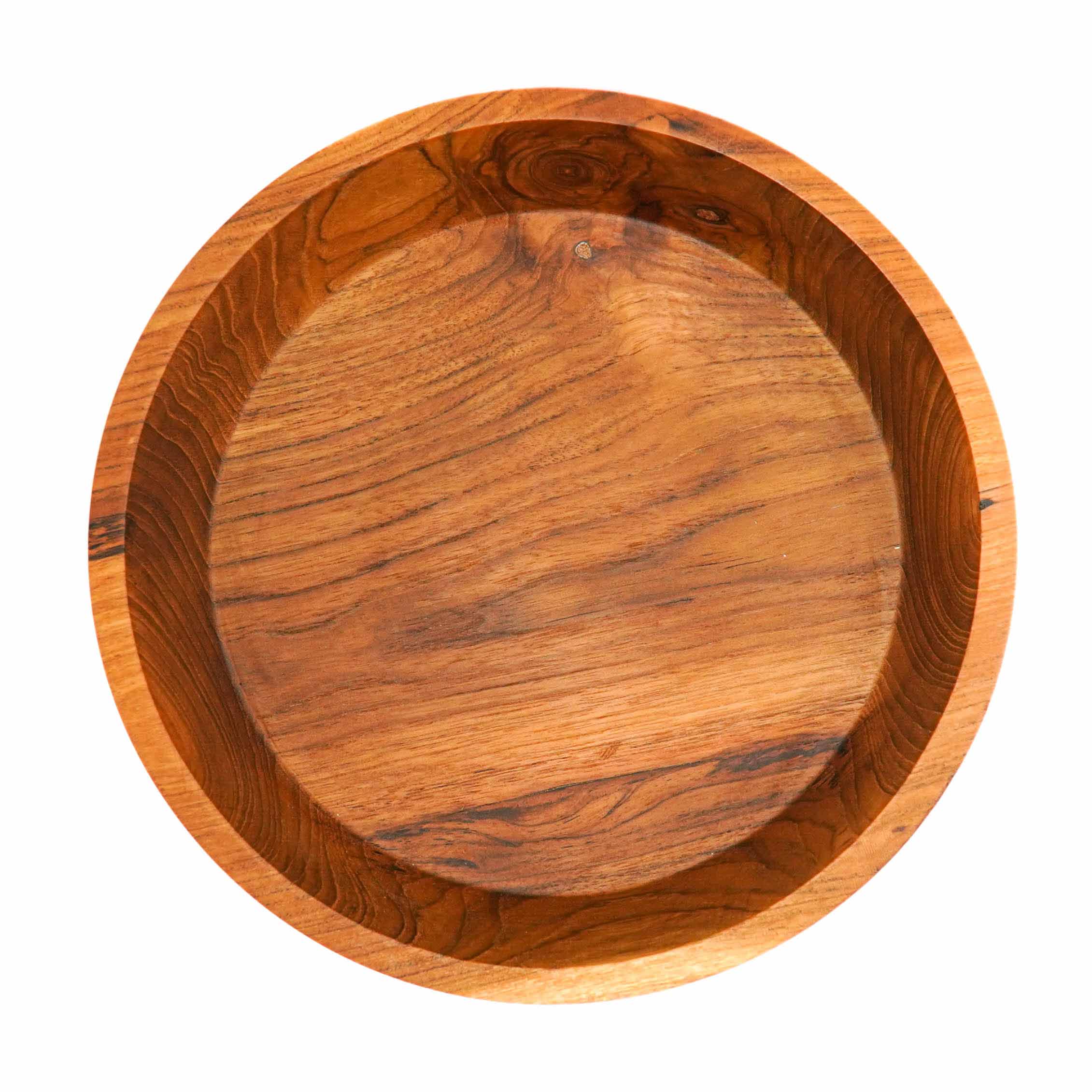 Rainforest Bowls - Wholesale Bowl - Slanted Side Teak Wood Bowl - Jumbo5