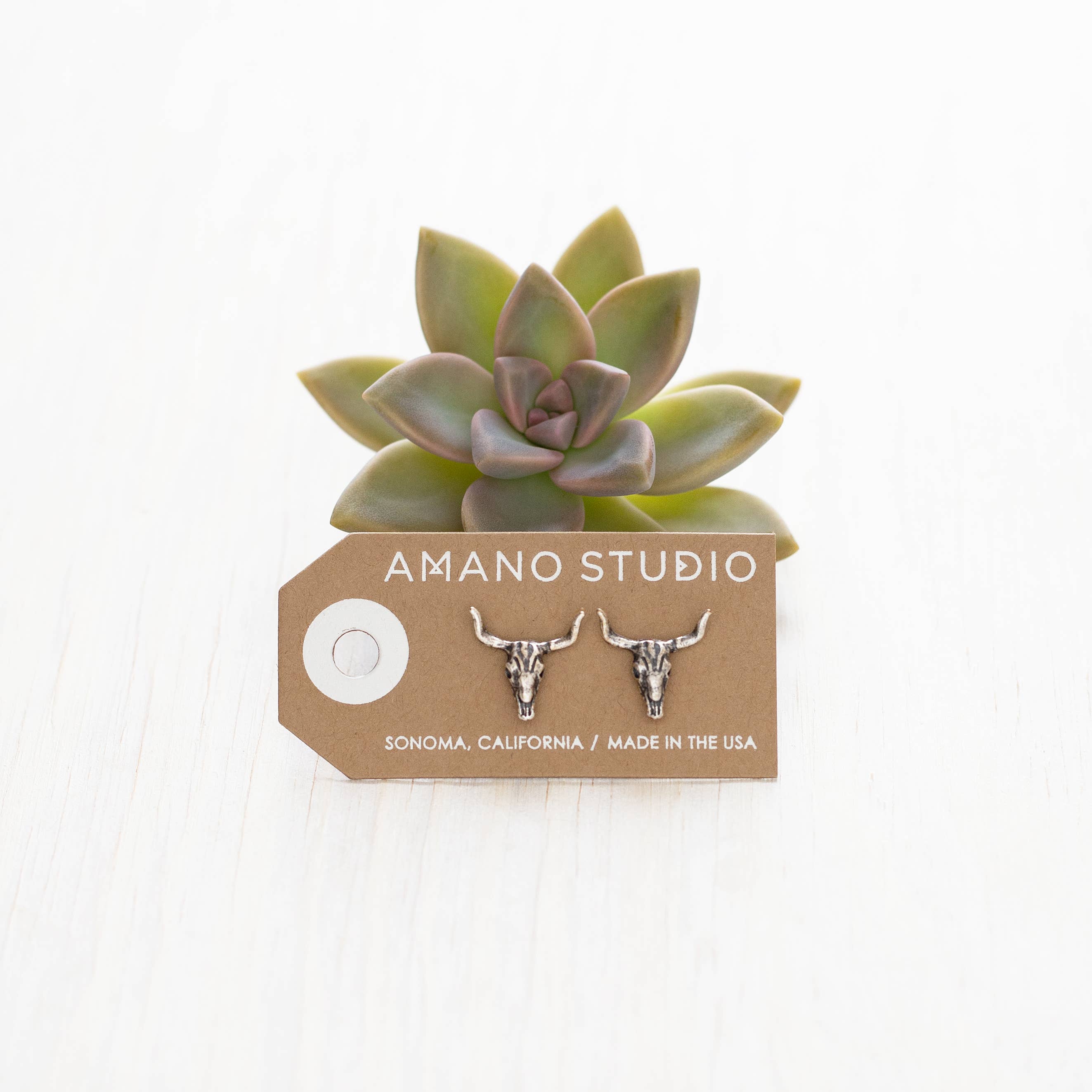 Amano Studio – wholesale Solitärörhängen – Styrskalle-studörhängen4