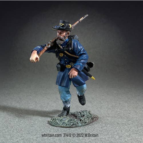 W.Britain Model Figures - Wholesale Decorative figurine - 31412 - Federal Iron Brigade Advancing at Right Shoulder