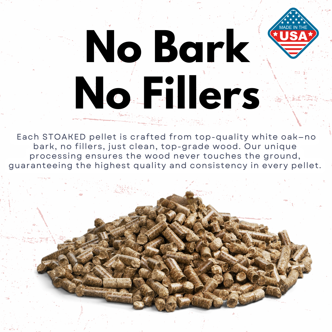 Superior Trading Co. - Wholesale Charcoal - Stoaked BBQ Pellets for Smoker. Natural White Oak. 20lb Bag2