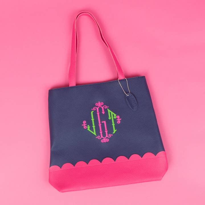 Mainstreet Collection - Wholesale Tote Bag - Women's - SPRING SCALLOP HANDBAG PREPACK 12PC8