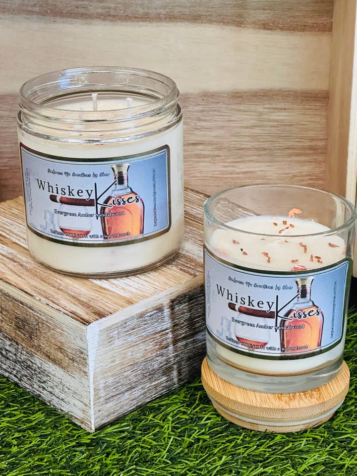 Whiskey-Küsse - Duftkerze für den Großhandel von Embrace Nu creations by Char