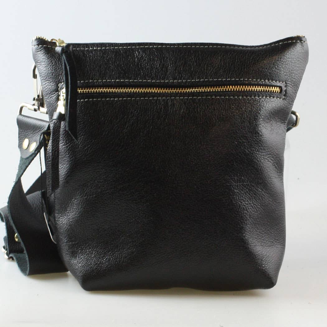 Zina Kao Exclusives - Wholesale Crossbody Bag - Women's - The Metallic Lakeshore Crossbody Bag - 3 sizes!5