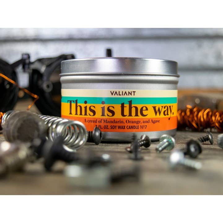 We Geek Together - Wholesale Travel Candles - This is the Way Candle7