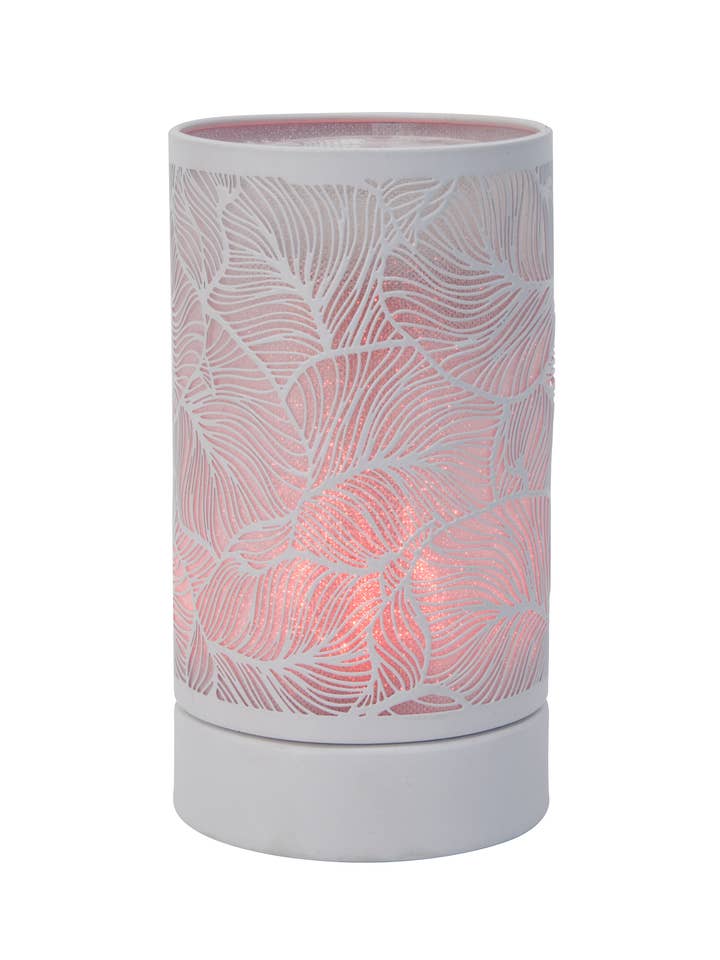 White Leaves LED Warmer for wholesale by Scentchips New Zealand