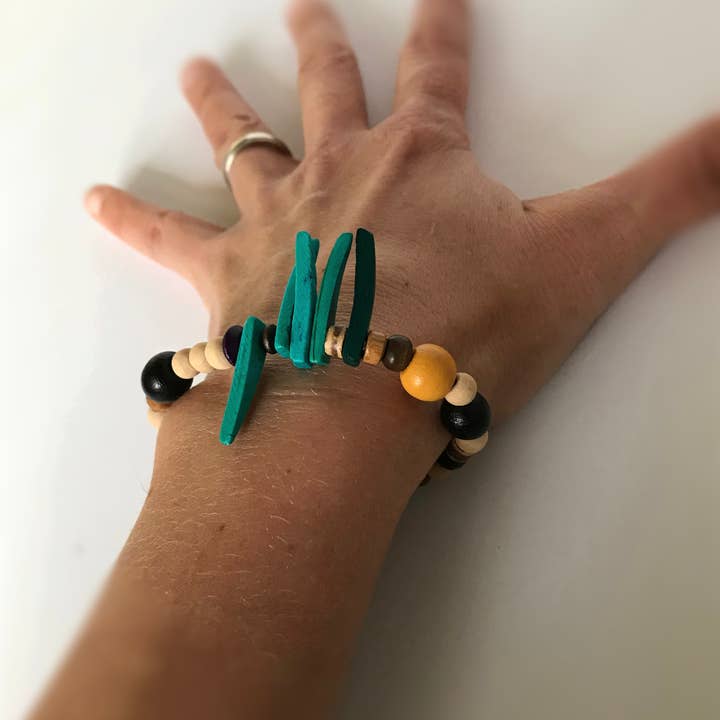 Mary Lindseth Art - Wholesale Beaded Bracelet - "Lilia" asymetrical beaded bracelet3