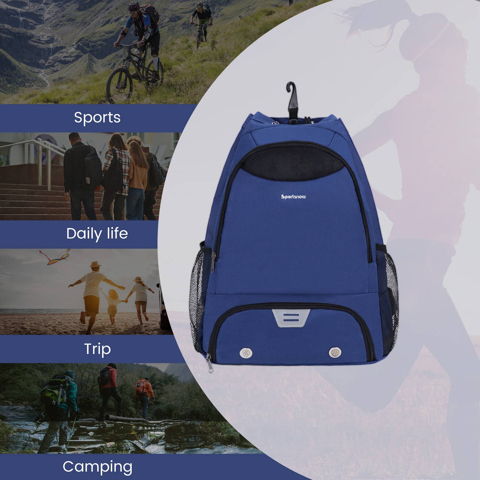 wandf - Wholesale Backpack - Unisex - Drawstring Backpack Soccer Basketball Backpack Gym Bag81