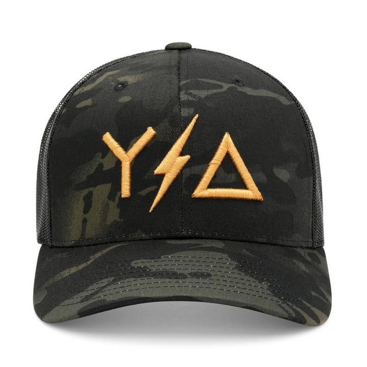 Kamouflage Truckerkeps Guld för wholesale av WYE DELTA