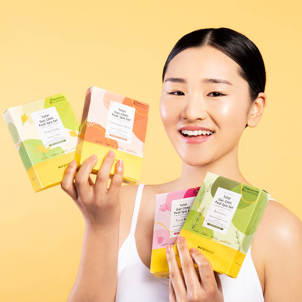AvryBeauty - Venta al por mayor Juegos de cuidado de uñas - Set de Spa Pedi Total Gel-Ohh! - Hora de Champán6