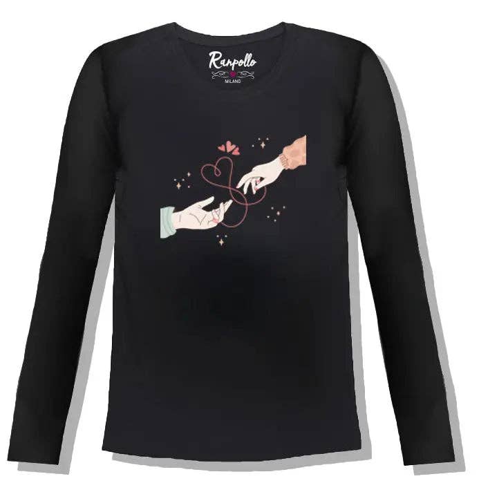 RANPOLLO MILANO - Vente T-shirt sérigraphié – femme - M_MAINS1