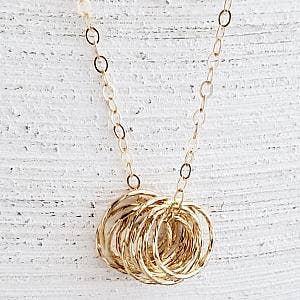 Sosie Designs - Wholesale Pendant/Charm Necklace - Gold Cluster Necklace3