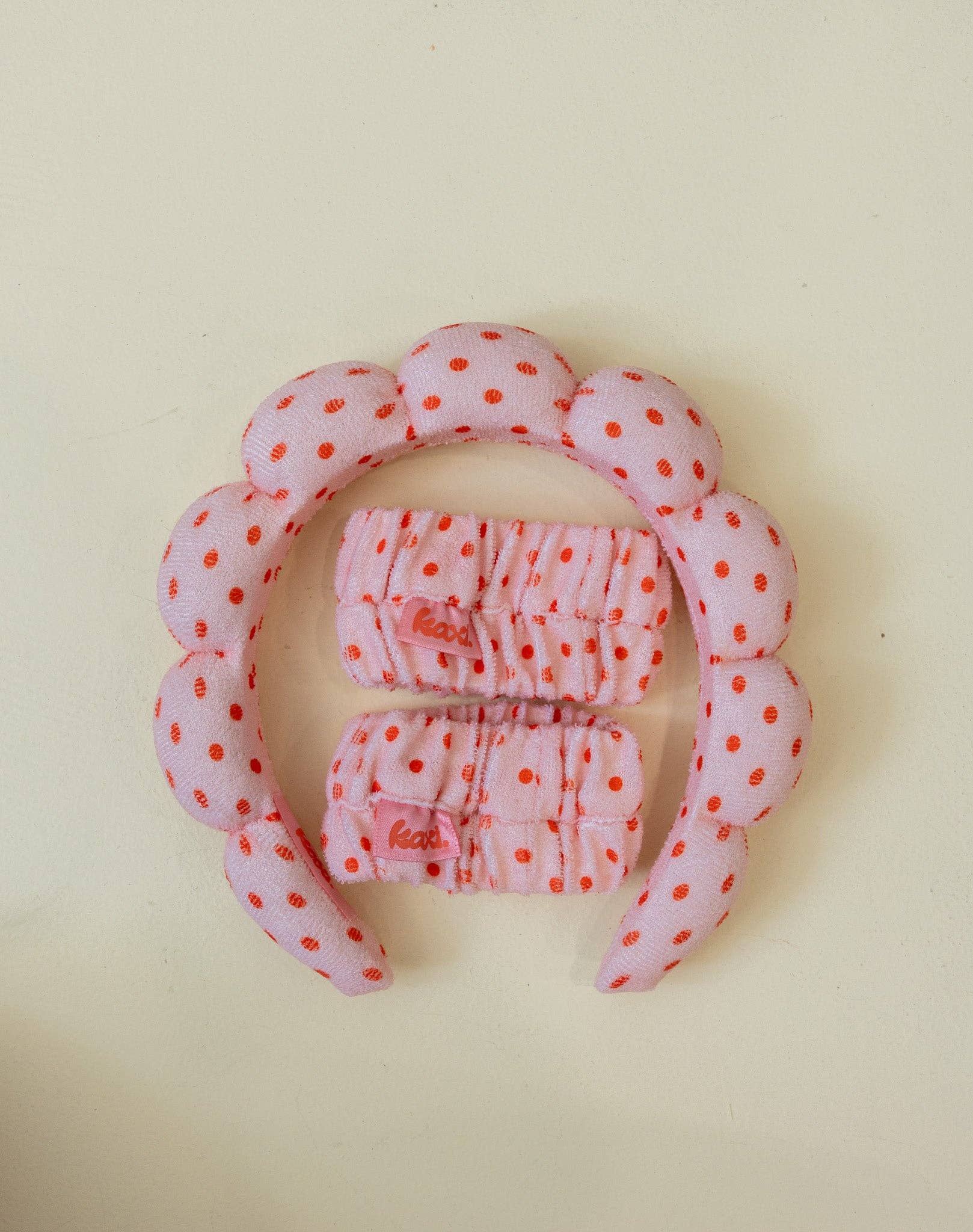 KAXI - Vente Bandeau pour le spa - Ensemble bandeau + bracelet "Get Ready with Me"20