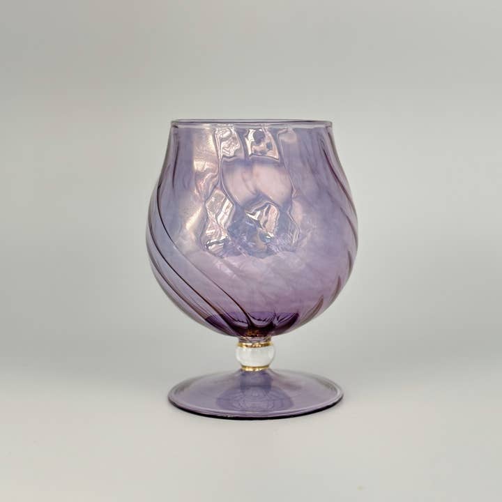 Dandarah (Ships from USA) - Wholesale Cocktail/Liquor Glass - Blown Glass Cognac Glass - Iridescent6