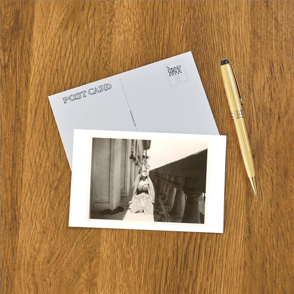 Found Image Press - Wholesale Postcard - Postcard SN-36 Little Girl Dressed as Mata Hari1