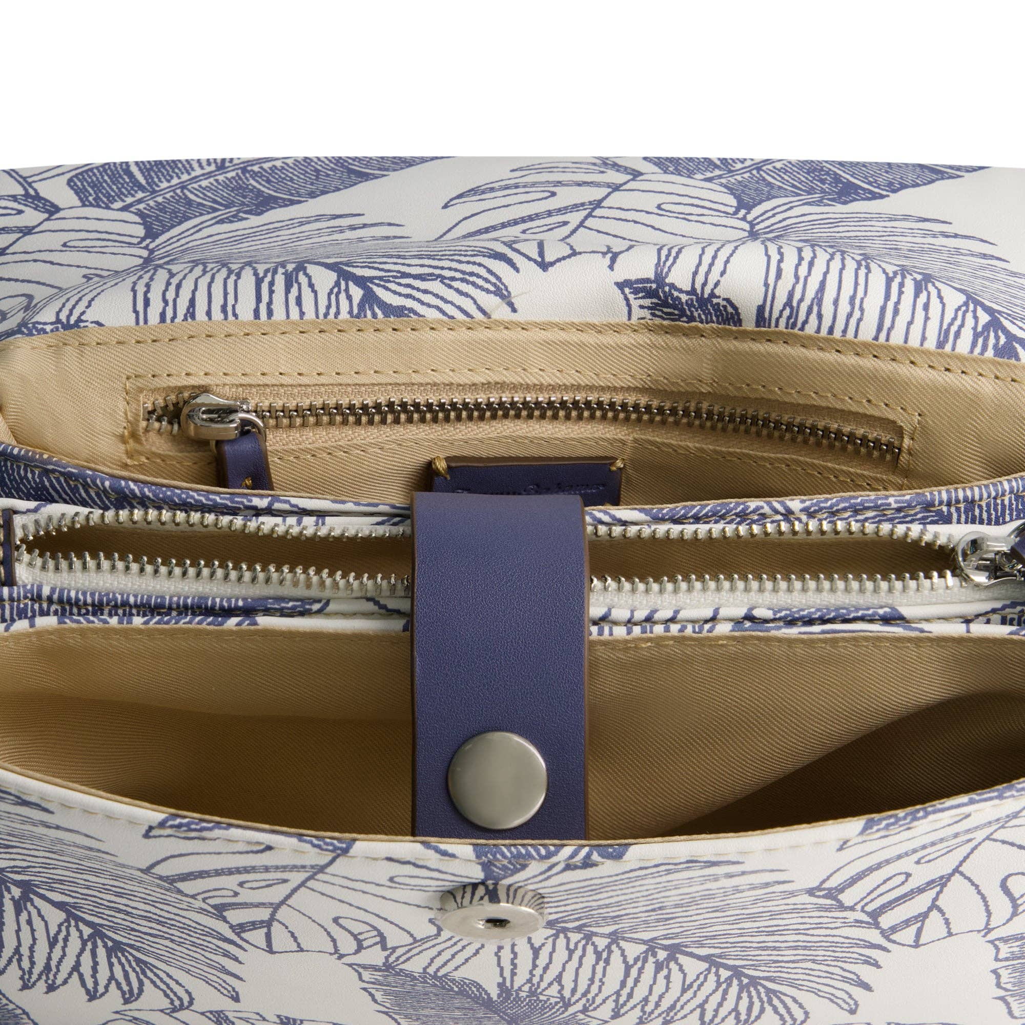 Concept One - Wholesale Crossbody Bag - Women's - Tommy Bahama Graphic Leaf Print City Handbag, NAVY5