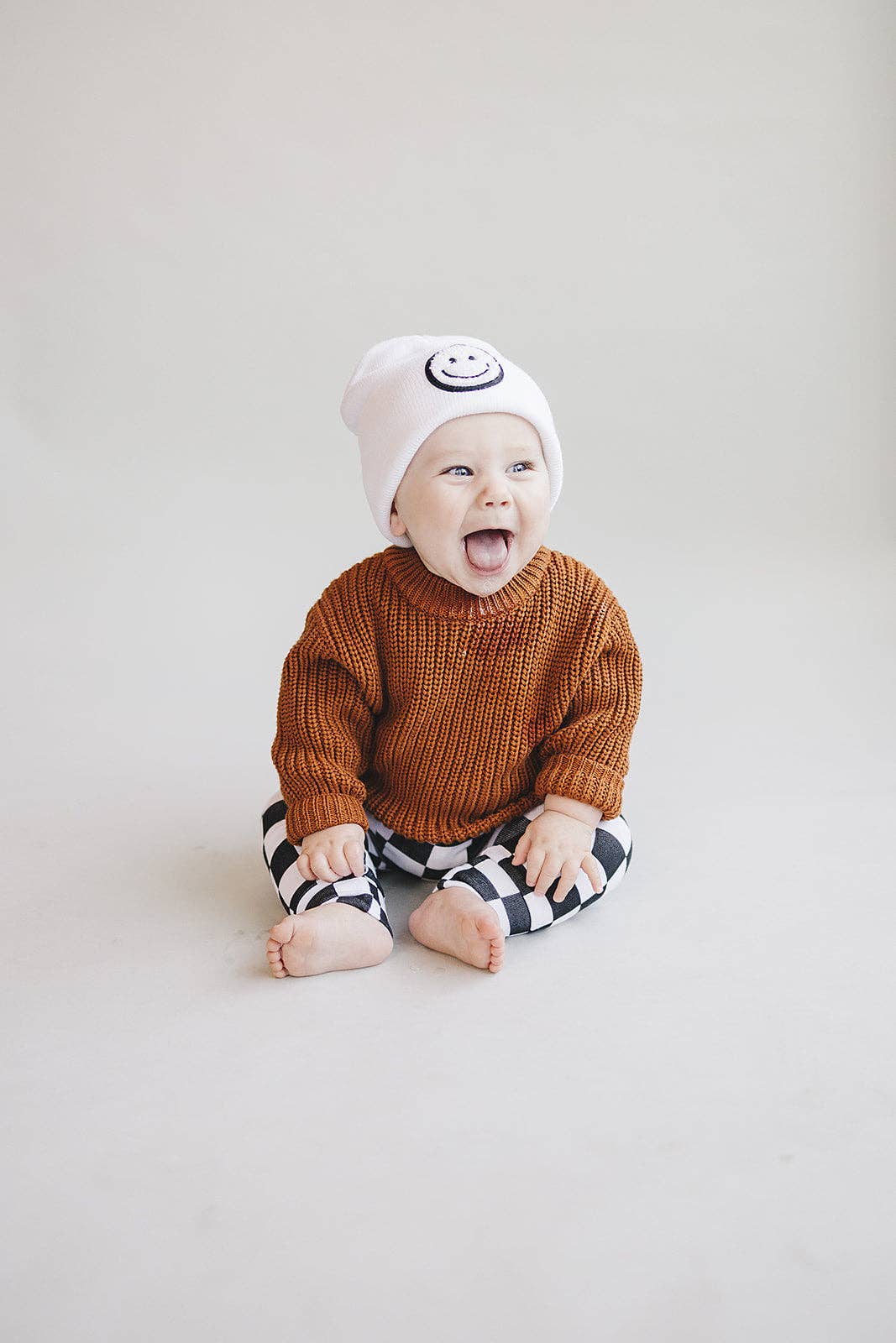 Lucky Panda Kids - Wholesale Knit Sweater - Kids - Chunky Knit Sweater | Rust11
