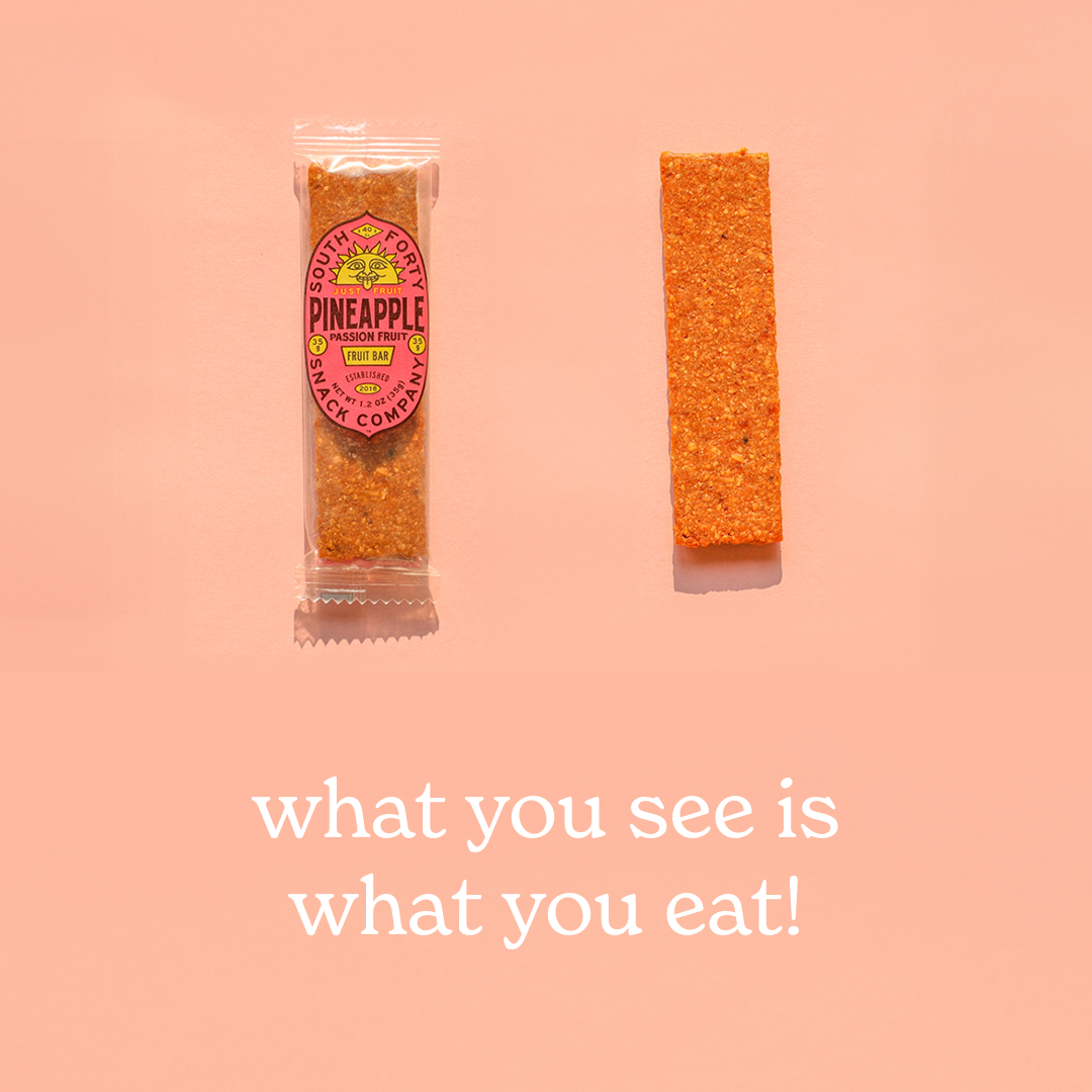 SOUTH FORTY SNACKS COMPANY - Wholesale Snack Bar - 18-Pack, Pineapple Passion Fruit Bar ($1.50 per unit)4