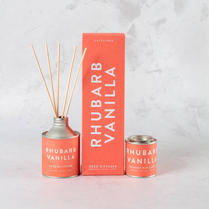 Chickidee - Wholesale Reed Diffuser - Rhubarb Vanilla Conscious Reed Diffuser1