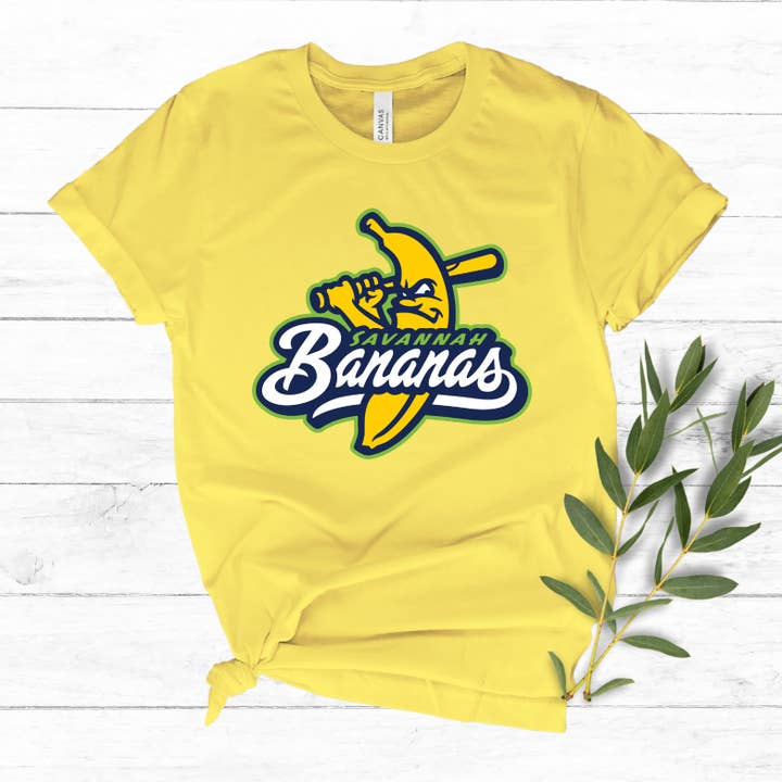 TheKingShirt - Wholesale Screen Printed T-Shirt - Women's - Savannah Banana Baseball Logo Tee Unisex Jersey Shirt