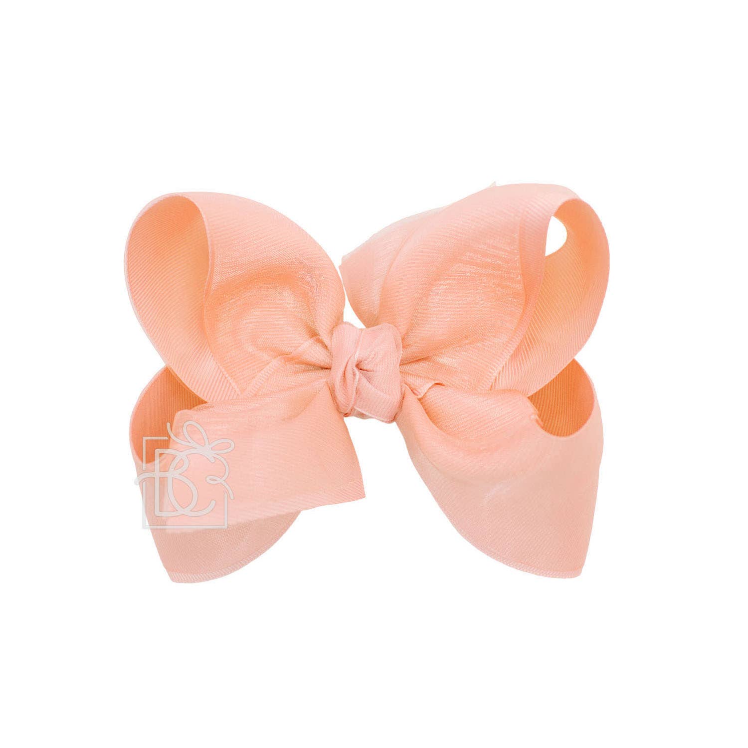 Beyond Creations, LLC – wholesale Hair bow – Kids – LAYERED ORGANZA/GROSGRAIN BOW ON CLIP65